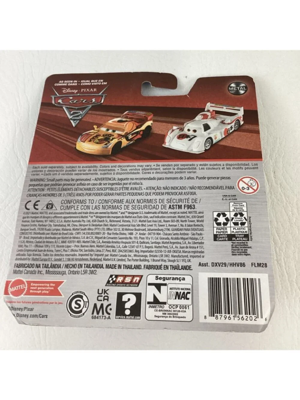 Disney Pixar Cars 2 Miguel Camino Diecast Metal Toy Car New Sealed 2021 Mattel